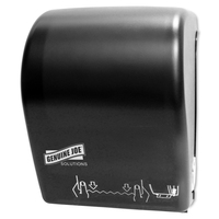 Genuine Joe Solutions Touchless Hardwound Towel Dispenser - Touchless, Hardwound  Roll - Black - Touch-free, Anti-bacterial - 1 Each - National Office Works,  Inc.