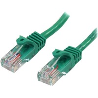 StarTech.com 0.5m Green Cat5e Patch Cable with Snagless RJ45 Connectors - Short Ethernet Cable - 0.5 m Cat 5e UTP Cable - First End: 1 x RJ-45 Male Network - Second