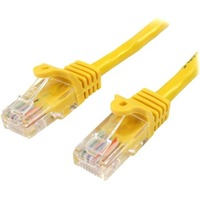 StarTech.com 5m Yellow Cat5e Patch Cable with Snagless RJ45 Connectors - Long Ethernet Cable - 5 m Cat 5e UTP Cable - First End: 1 x RJ-45 Male Network - Second End: