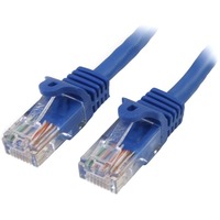 StarTech.com 10m Blue Cat5e Patch Cable with Snagless RJ45 Connectors - Long Ethernet Cable - 10 m Cat 5e UTP Cable - First End: 1 x RJ-45 Male Network - Second End: