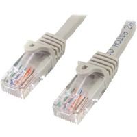 StarTech.com 10m Gray Cat5e Patch Cable with Snagless RJ45 Connectors - Long Ethernet Cable - 10 m Cat 5e UTP Cable - First End: 1 x RJ-45 Male Network - Second End:
