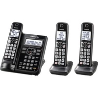 Panasonic KX TGF543B DECT 60 193 GHz Cordless Phone Black PANKXTGF543B
