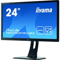iiyama ProLite XB2483HSU-B3 23.8inch WLED Monitor - Black - Height Adjustable                                                                                           