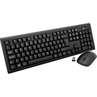 V7 Keyboard & Mouse - USB Wireless RF - Black
