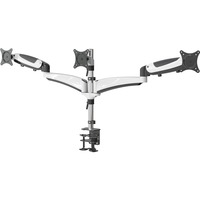 Amer Mounts HYDRA3 Clamp Mount for 3 Monitors - 15inch to 29inch Screen Support                                                                                            