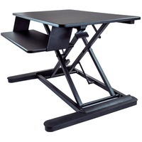 MOUNT-IT! 35.5 in. Black Standing Desk Converter Height Adjustable