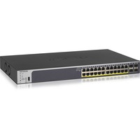 Netgear ProSafe GS728TPv2 24 Ports Manageable Ethernet Switch - 3 Layer Supported - Modular - Twisted Pair, Optical Fiber - Rack-mountable, Desktop