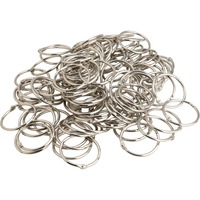 Officemate Loose-Leaf Book Rings - 1 Diameter - Silver OIC99701