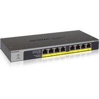 Netgear GS108LP 8 Ports Ethernet Switch - 2 Layer Supported - Twisted Pair - Wall Mountable, Desktop, Rack-mountable