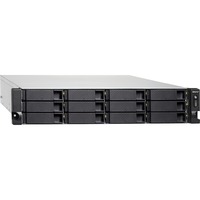 QNAP TS-1283XU-RP-E2124-8G 12 x Total Bays SAN/NAS Storage System - 4 GB Flash Memory Capacity - Intel Xeon Quad-core (4 Core) 3.30 GHz - 8 GB RAM - DDR4 SDRAM - 2U