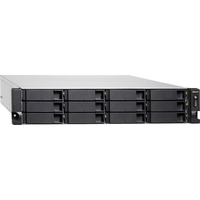 QNAP TS-1283XU-RP-E2124-8G 12 x Total Bays SAN/NAS Storage System - 4 GB Flash Memory Capacity - Intel Xeon Quad-core 4 Core 3.30 GHz - 8 GB RAM - DDR4 SDRAM - 2U