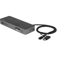 StarTech.com USB Type C Docking Station for Notebook - 60 W - 4 x USB Ports - 4 x USB 3.0 - Network RJ-45 - HDMI - DisplayPort - Audio Line Out - Wired