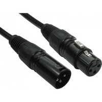 Cables Direct 3 m XLR Audio Cable for Audio Device, Microphone