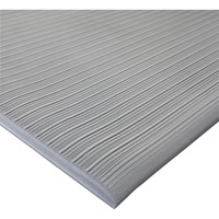 Genuine Joe Anti-Fatigue Floor Mats, Marble Top, 24 Width x 36 Depth x  0.50 Thickness - Gray 