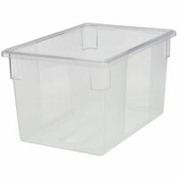 Rubbermaid Commercial Products FoodTote Boxes, 8.5 gal, 26 x 18 x 6, Clear