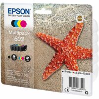 Epson 603 Original Inkjet Ink Cartridge - Multi-pack - Cyan, Magenta, Yellow, Black - 4 / Pack - Inkjet - 4 / Pack