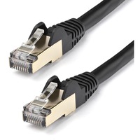 StarTech.com 10m CAT6a Ethernet Cable - Black - RJ45 Snagless Connectors - CAT6a STP Cord - Copper Wire - Network Cable 6ASPAT10MBK - First End: 1 x RJ-45 Male Net
