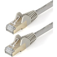 StarTech.com 10m CAT6a Ethernet Cable - Grey - RJ45 Snagless Connectors - CAT6a STP Cord - Copper Wire - Network Cable (6ASPAT10MGR) - First End: 1 x RJ-45 Male Netw