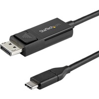 StarTech.com 3ft (1m) USB C to DisplayPort 1.2 Cable 4K 60Hz - Reversible DP to USB-C / USB-C to DP Video Adapter Monitor Cable HBR2/HDR - Reversible USB C to Displa