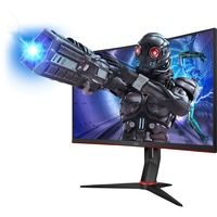 AOC C27G2ZE 27" Full HD 240Hz Curved Screen WLED Gaming LCD Monitor - 16:9 - Black Red
