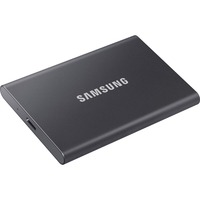 Samsung T7 MU-PC1T0T/WW 1 TB Portable Solid State Drive - External - PCI Express NVMe - Titan Gray - Gaming Console, Desktop PC, Smartphone, Smart TV, Tablet Device