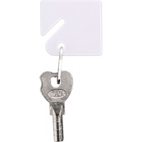Avery Metal Rim Key Tags, 1-1/4 Tag, White, 50 Tags (11025)