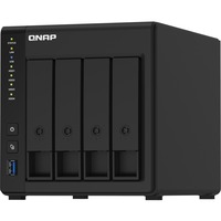 QNAP TS-451D2-4G 4 x Total Bays SAN/NAS Storage System - 4 GB Flash Memory Capacity - Intel Celeron Dual-core (2 Core) 2 GHz - 2 GB RAM - DDR4 SDRAM Tower - Serial A