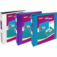 Avery® 1 Mini Durable View Binder - 1 Binder Capacity - Half-letter - 5  1/2 x 8 1/2 Sheet Size - 175 Sheet Capacity - Round Ring Fastener(s) - 2