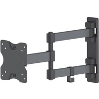 TV & Monitor Mount, Wall, Full Motion, 1 screen, Screen Sizes: 13-27" Black