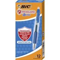 BIC PrevaGuard Gel-ocity Gel Pen - Blue Gel-based Ink - 1 / Dozen