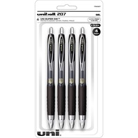 Shuttle Art Black Gel Pens, 100 Pack Fine Point Black Ink Pens Bulk, 0.5mm Rollerball Gel Ink Pens Smooth Writing with Comfortable Grip for Office, SC