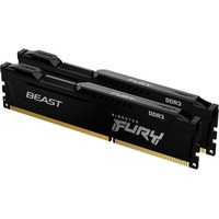 Kingston FURY Beast RAM Module - 16 GB (2 x 8GB) - DDR3-1866/PC3-14900 DDR3 SDRAM - 1866 MHz - CL10 - 1.50 V - Unbuffered - 240-pin - DIMM