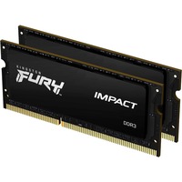 Kingston FURY Impact RAM Module for Notebook - 16 GB (2 x 8GB) - DDR3-1866/PC3L-14900 DDR3 SDRAM - 1866 MHz - CL11 - 1.35 V - 204-pin - SoDIMM