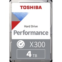 Toshiba X300 4 TB Hard Drive - 3.5" Internal - SATA (SATA/600) - Desktop PC, All-in-One PC, Workstation Device Supported - 7200rpm - Bulk