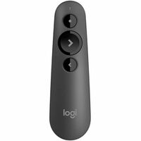 Logitech R500 Presentation Pointer - Bluetooth/Radio Frequency - USB - 3 Button(s) - Graphite - Wireless - 2.40 GHz