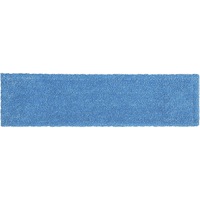 Rubbermaid® Commercial Adaptable Flat Mop Pads, Microfiber, 19.5 x 5.5,  Blue
