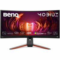 BenQ EX3410R 34" UW-QHD Curved Screen Gaming LCD Monitor - Metallic Grey