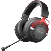 AOC GH401 Wired/Wireless Over-the-head Stereo Gaming Headset - Black/Red