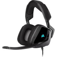 Corsair VOID RGB ELITE Wireless Over-the-head Stereo Gaming Headset - Carbon - Binaural - Circumaural - 1219.2 cm - 32 Ohm - 20 Hz to 30 kHz - Omni-directional Micro