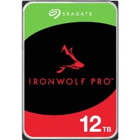 Seagate IronWolf Pro ST12000NT001 12 TB Hard Drive - 3.5" Internal - SATA (SATA/600) - Conventional Magnetic Recording (CMR) Method - Server, Workstation, Storage Sy