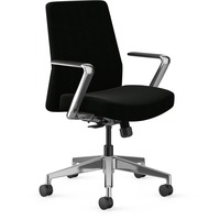 Lorell Wellness by Design Executive Chair Black Bonded LLR47921