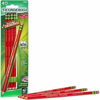 Ticonderoga No. 4 Pencils - #4 Lead - Black Lead - Yellow Cedar Barrel - 1  Dozen