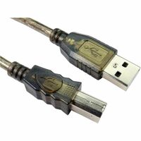 USB2.0 Type A (M) to Type B (M) Active Cable 10m  Black