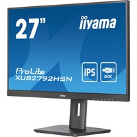 iiyama XUB2792HSN-B5 27inch IPS LCD USB-C Dock Display with 65W Charging - Matte, Black