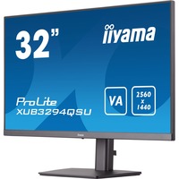 iiyama ProLite XUB3294QSU-B1 32inch Class WQHD LCD Monitor - 16:9 - Matte Black - 80 cm 31.5inch Viewable - Vertical Alignment VA - 2560 x 1440 - 16.7 Million Colours