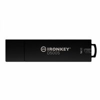 IronKey D500S 16 GB USB 3.2 (Gen 1) Type A Rugged Flash Drive - XTS-AES, 256-bit AES - TAA Compliant - 260 MB/s Read Speed - 190 MB/s Write Speed