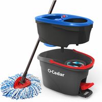 O-Cedar Easywring Spin Mop System, Microfiber, Rinse Clean