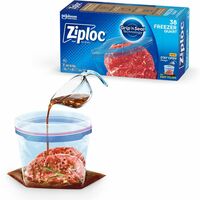 Ziploc® Grip n' Seal Freezer Bags - Medium Size - 1 quart Capacity