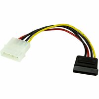 StarTech.com 6in 4 Pin LP4 to SATA Power Cable Adapter - Power a Serial ...