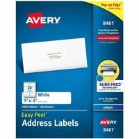 Blank Labels 4" X 1" Address/Shipping Labels - 200 White Matte Labels, 10 Sheets (Laser & Inkjet) - View #9
